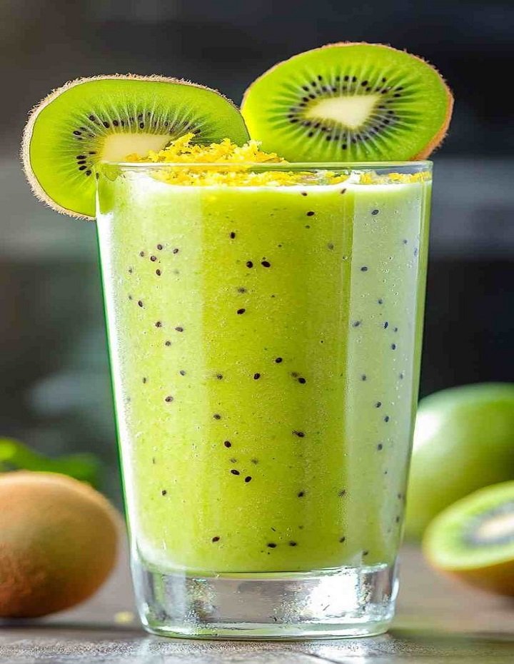 Avocado Kiwi Citrus Smoothie